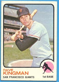 1973 Topps Baseball Cards      023      Dave Kingman